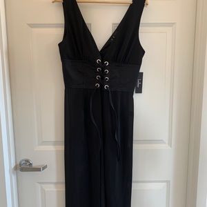 Long lace up tank top